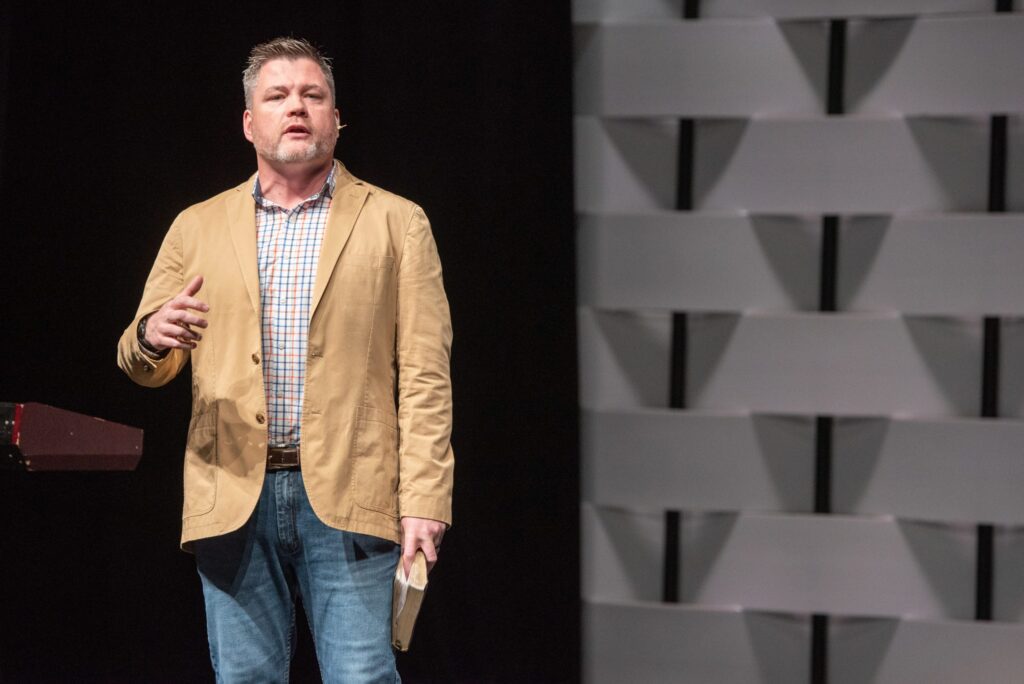 DJ Horton speaks at Charleston Southern Chapel