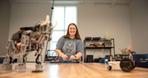 Keara Walsh '23 graduated with a degree in engineering - electrical emphasis.