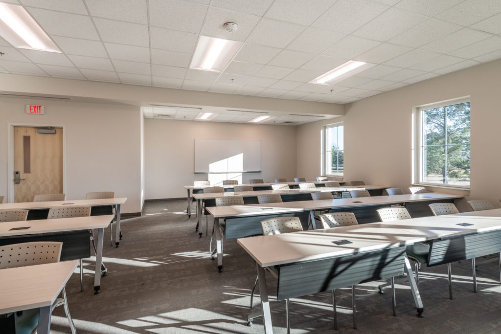 Physical therapy classroom at Charleston Southern University