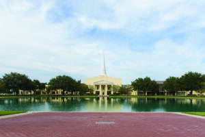 Campus with the point and chapel