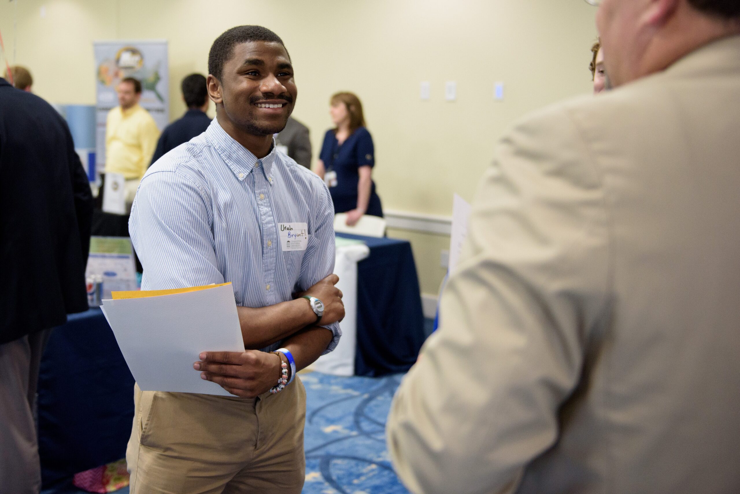 Business major, Uriah Bryant, Networking