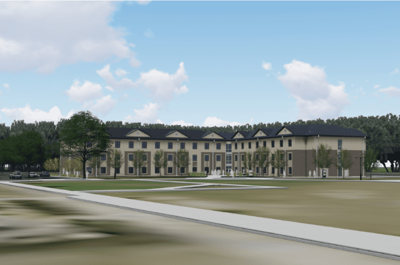 Residence Hall rendering