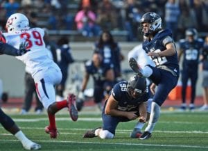 Tekac kicks the game winning field goal
