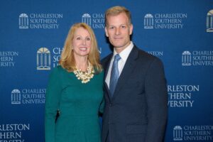 President Dondi Costin poses with First Lady Vickey Costin