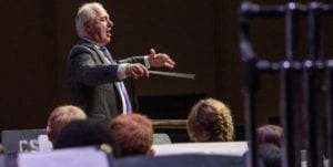 Conductor Noel Tredinnick at Inauguration Concert