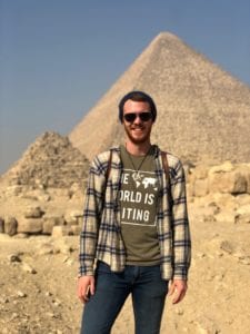 David Dyer studies abroad in Egypt