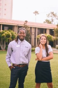 Eric Addison and Morgan Pheffer at SLU