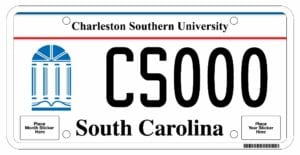 CSU License Plate