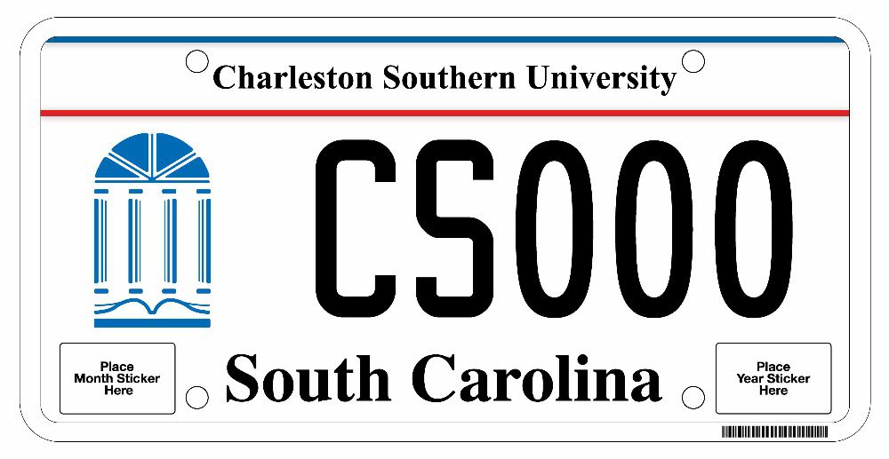 CSU License Plate