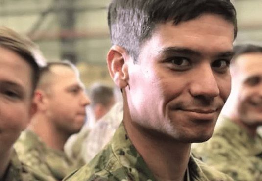 Army Captain Justin Ervin closeup