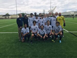 A team pictire of the men's soccer club