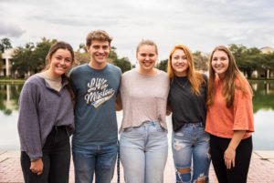 Sam Arp, Robbie Fleschner, Anya Swift, Maeve O’Toole, and Grace Daniel. Photo by Ty Cornett