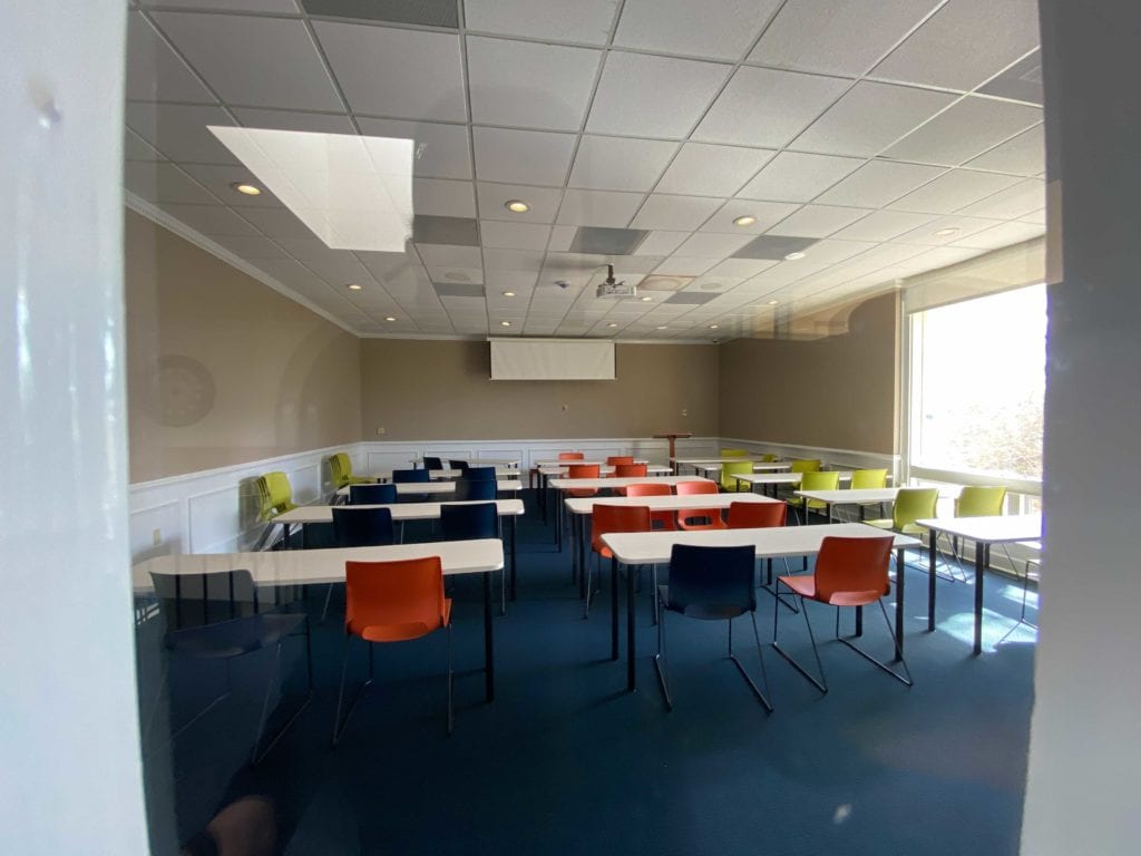 Students will also enjoy a new meeting space on the second floor. Charleston Southern University