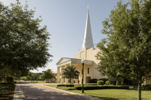 Trees and chapel