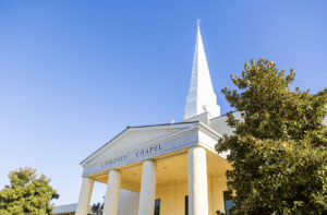 Lightsey Chapel serves as an iconic building on Charleston Southern University campus