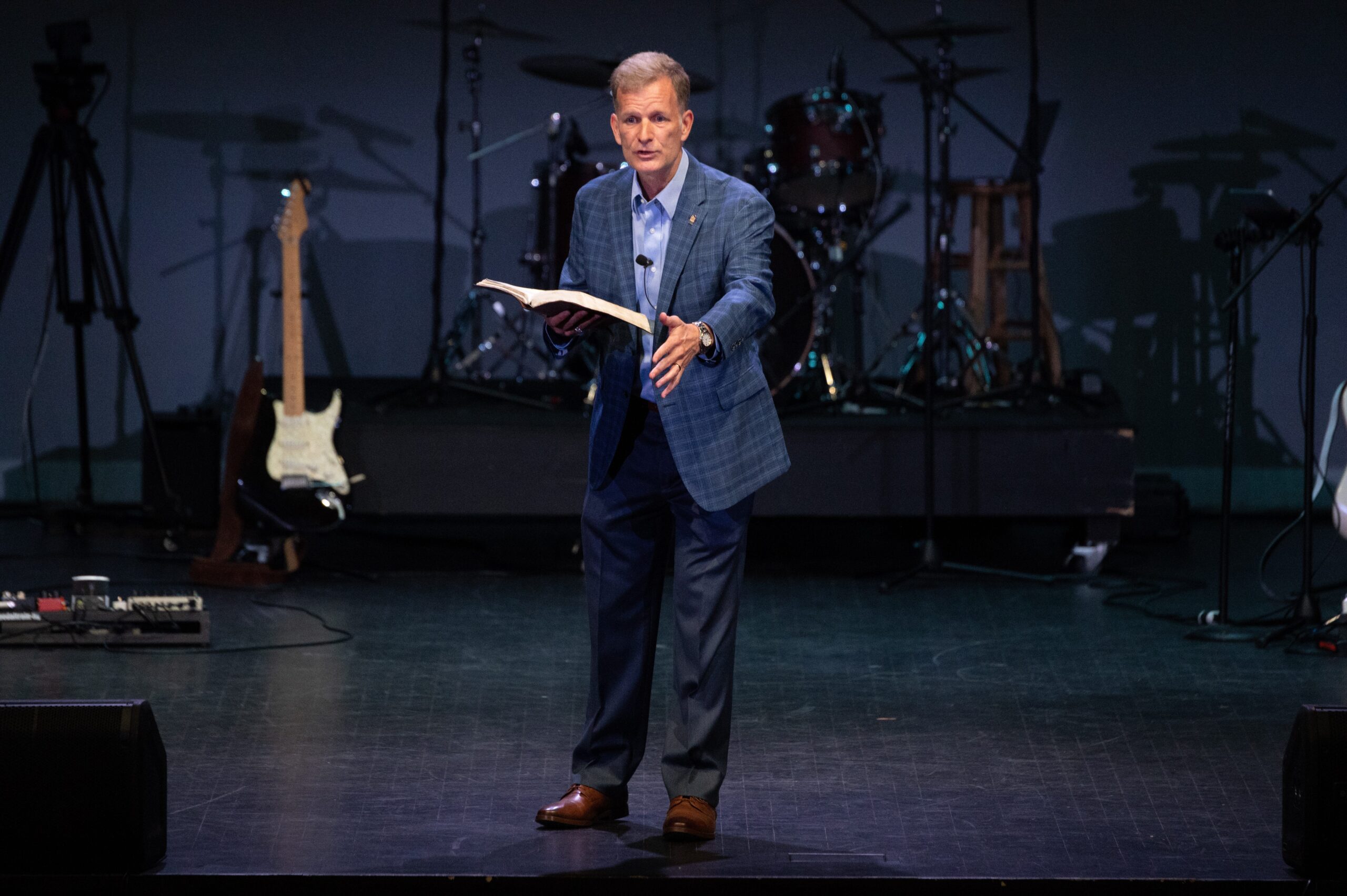 Dr. Costin at Chapel