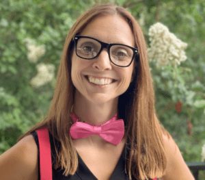 Dr. Jennifer Zakrzewski seeks ways to connect with her students, whether that be through dressing like a nerd or teaching technology to better engage with CSU students