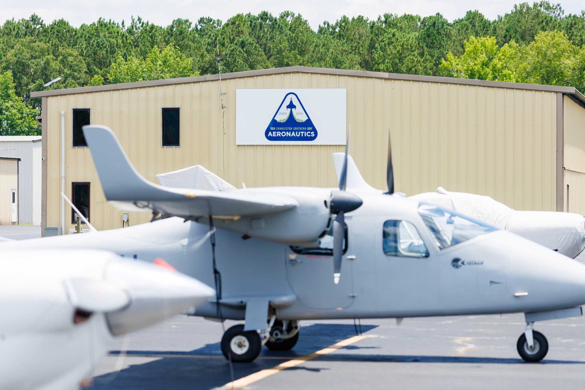 Charleston Southern's Aeronautics Showcase plane.