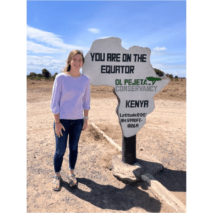 A female nursing student named Margaret at Kenya to experience medical missions