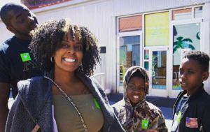Stacy Brown '09 leads a group of children to the Children’s Museum. Brown is the director of operations at Metanoia CDC, a nonprofit in North Charleston. Photo provided