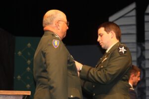 Tallon and son Matthew